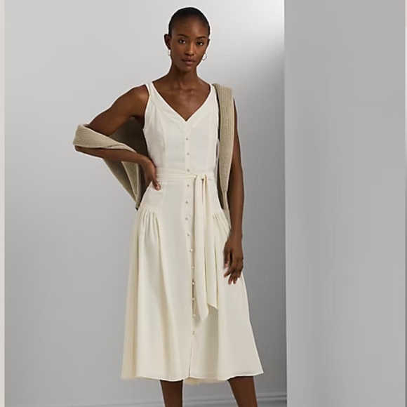 Lauren Ralph Lauren Cream Sundress - Picture 4 of 12